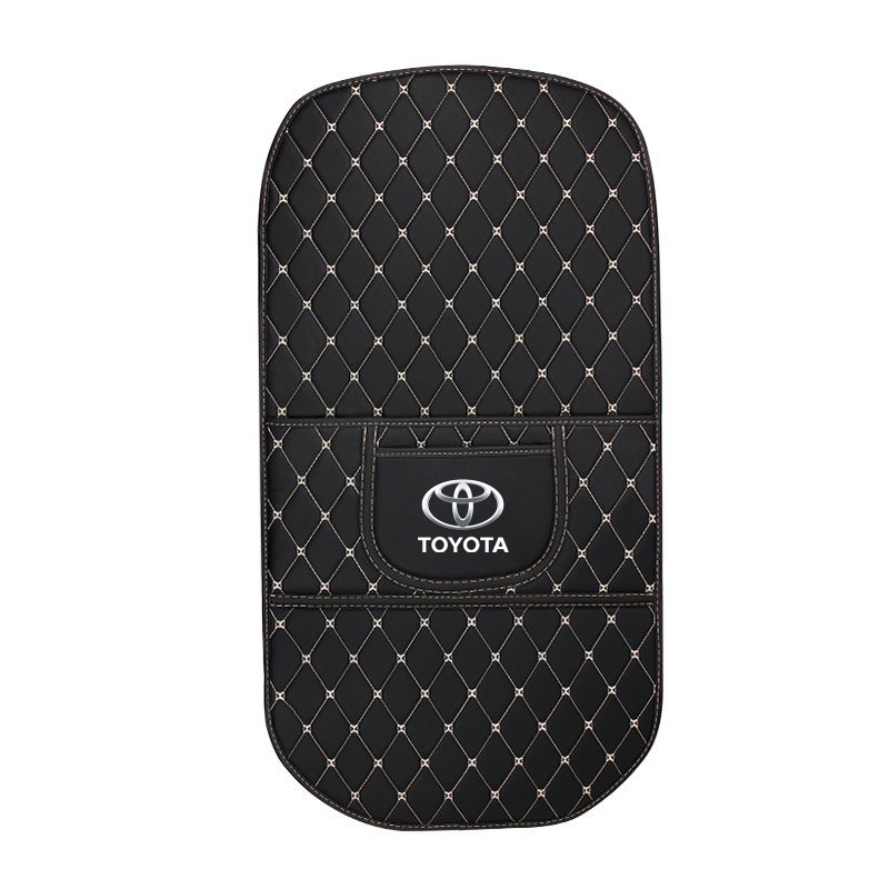 Cover Pelindung Sandaran Kursi Mobil Kulit PU Kartun Toyota Anak anti kick pad waterproof protection, anti Lumpur Dan anti Kotoran pad