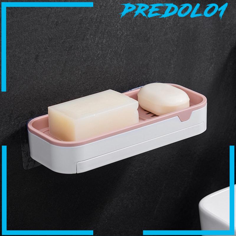 [Predolo1] Soap Holder Self Draining Tempat Sabun Tempel Dinding Untuk Kamar Mandi Shower Hotel