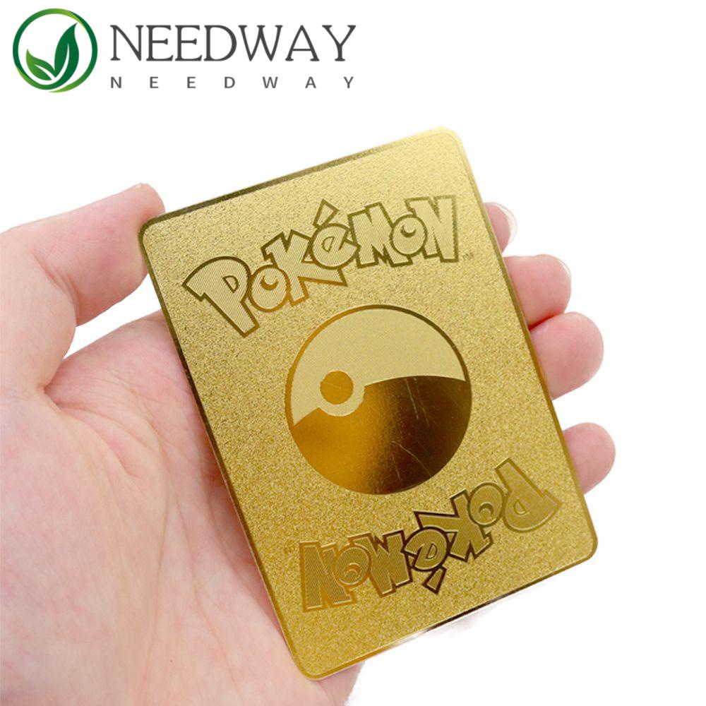 Needway   Kartu Pokemon Trading Battle Anak Hadiah Kartu Koleksi Trading Versi Inggris Limited Display Pikachu Golden Card