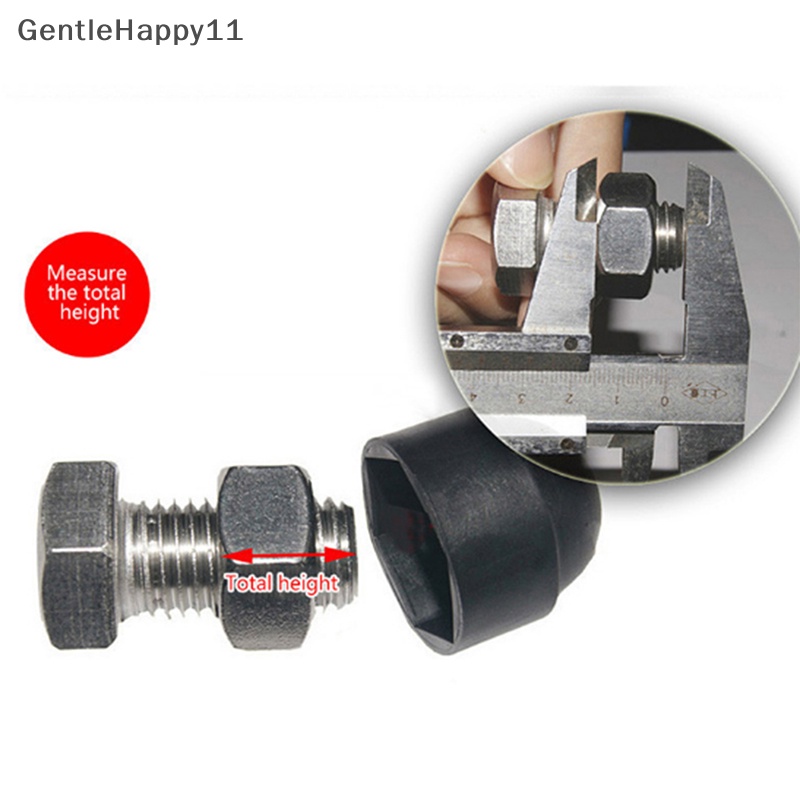 Gentlehappy 10PCS Baut Kubah Metrik Mobil M8 M10 Plastik Mur Tutup Kepala Tutup Sekrup Hex id