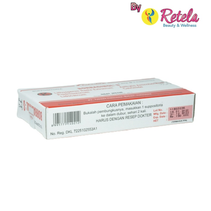 BORRAGINOL-S SUPP 1 STRIP 5 SUPPOSITORIA