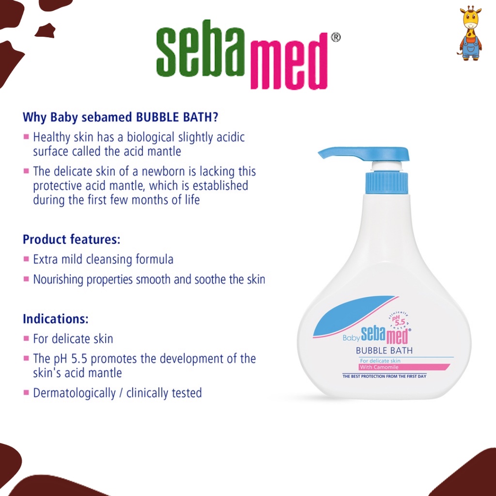 SEBAMED BABY Bubble Bath 500ml - Sabun Mandi