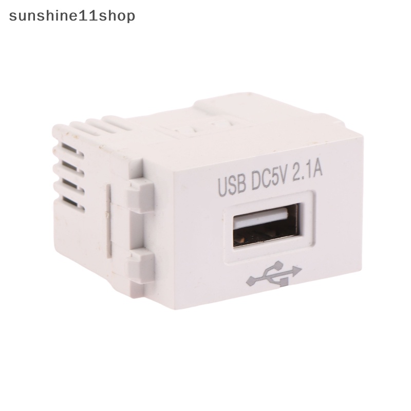 Sho 1pcs Panel Pengisian Ponsel USB Power Module 220V Socket 5V Trafo 2.1A USB Charging Power Socket Switching Adapter N