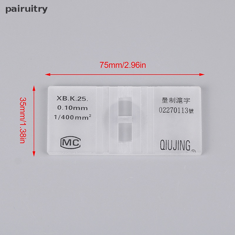 Prt Hemacytometer Blood Cell Coung Chamber Penghitung Sel Darah Merah PRT