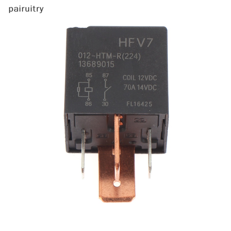 Relay PRT 1pc 12V HFV7 012-HTM-R 70A 12VDC 4Pins Relay Mobil PRT