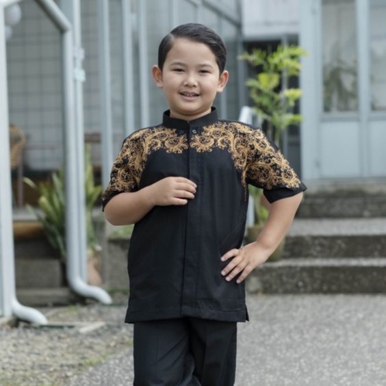 BASTOH Baju Koko Anak Bordir Xavier One Set