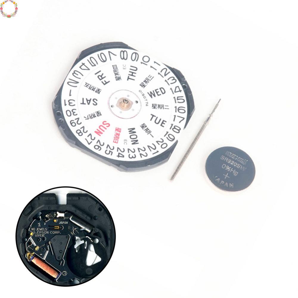 Cocok Untuk Hattori VX43 Seiko Quartz Watch Movement Ganti - MZHATVX43 Easy