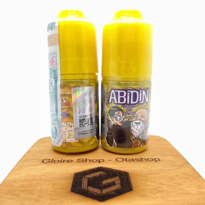 SALT - Abidin V2 LEMON 30ml by Vape Packers Liquid Anggur Bir Dingin