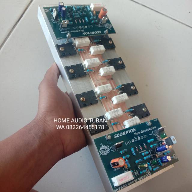 KIT AMPLIFIER TOA STEREO