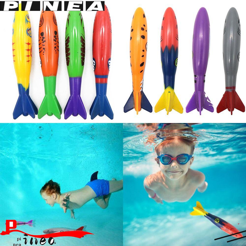 Nanas 4Pcs /Set Mainan Bawah Air Mainan Kamar Mandi Mainan Luar Ruangan Tongkat Diving Renang Diving