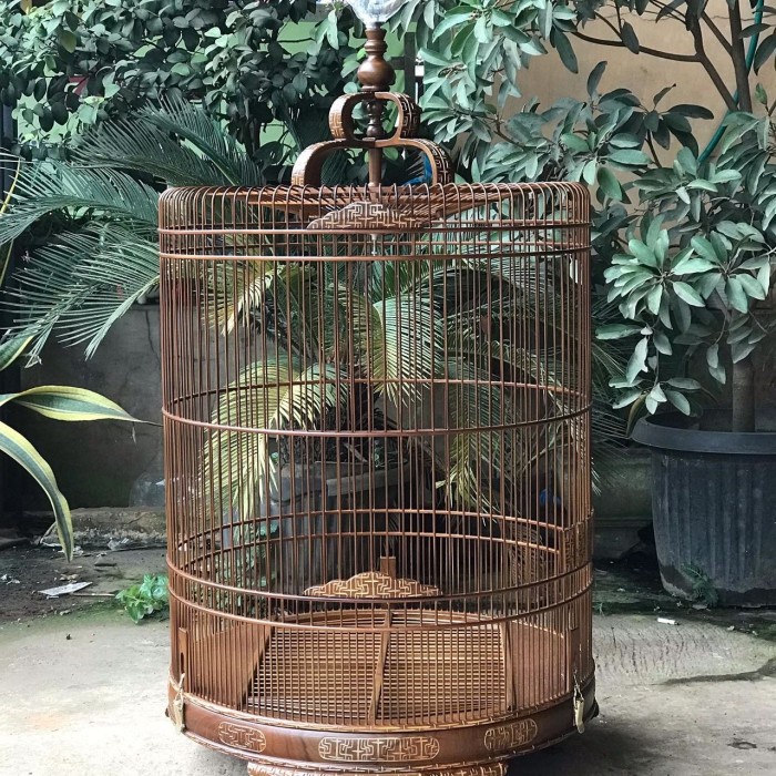 sangkar murai ukir cukit, sangkar murai jati, sangkar murai no2