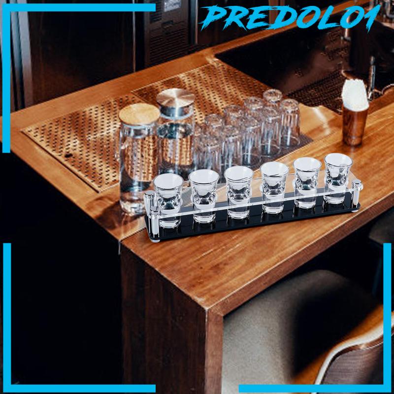 [Predolo1] Hadiah Holder Kaca 6lubang Praktis Tahan Lama Untuk Camping Bar Anniversary