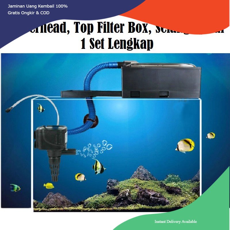 Box filter lengkap, kotak filter aquarium, box filter aquarium lengkap, box filter, box saringan fil