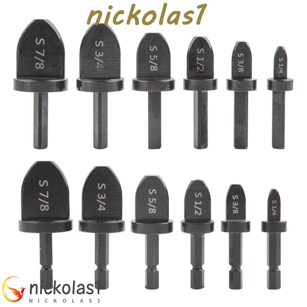 Nickolas1 tube expander drill bit 6pcs /set Mata Pipa swage Alat hvac swaging Untuk Pipa pipe swage tool