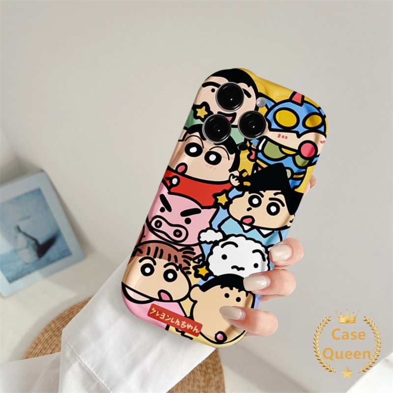 Kartun Strawberry Bear Manyo Case Untuk Redmi A1 10 9A 9C NFC 10A 9C A2 Redmi Note11 9 8 11s 3D Wavy Curved Edge Cute Lucu Crayon Shin-chan Kartun Winnie The Pooh Soft Cover