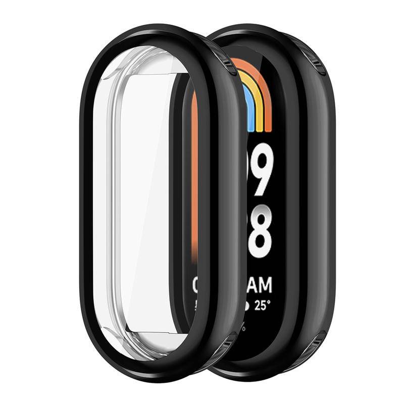 Pelindung Layar Penuh Untuk Xiaomi Mi Band8 TPU Casing Pelindung Shell Cover Bumper Untuk Xiaomi Band8