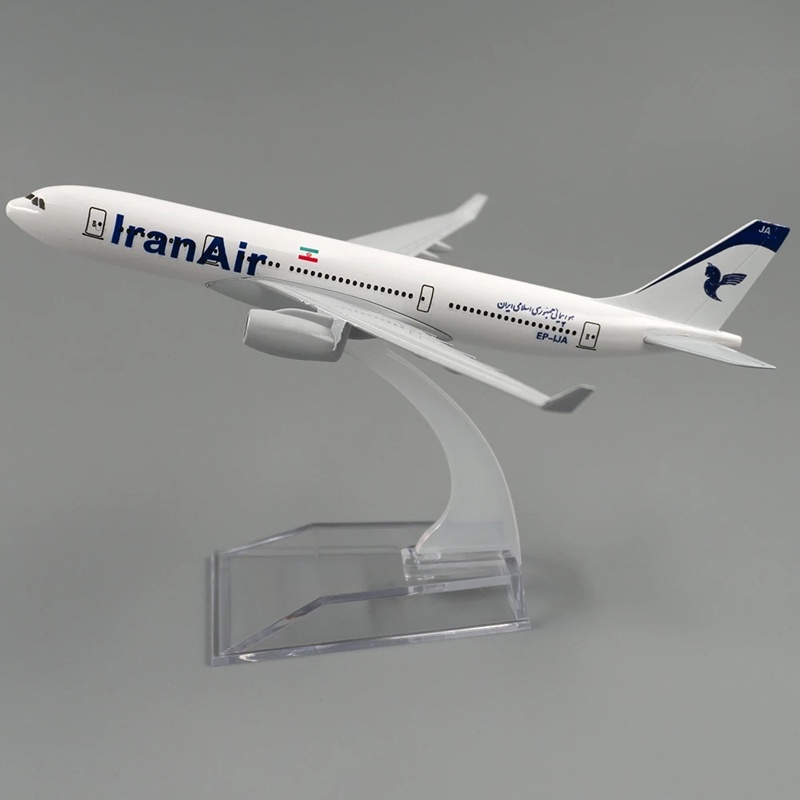 Iran Air Airbus 330model Pesawat A330 Diecast Metal Plane Model Aviation Mainan