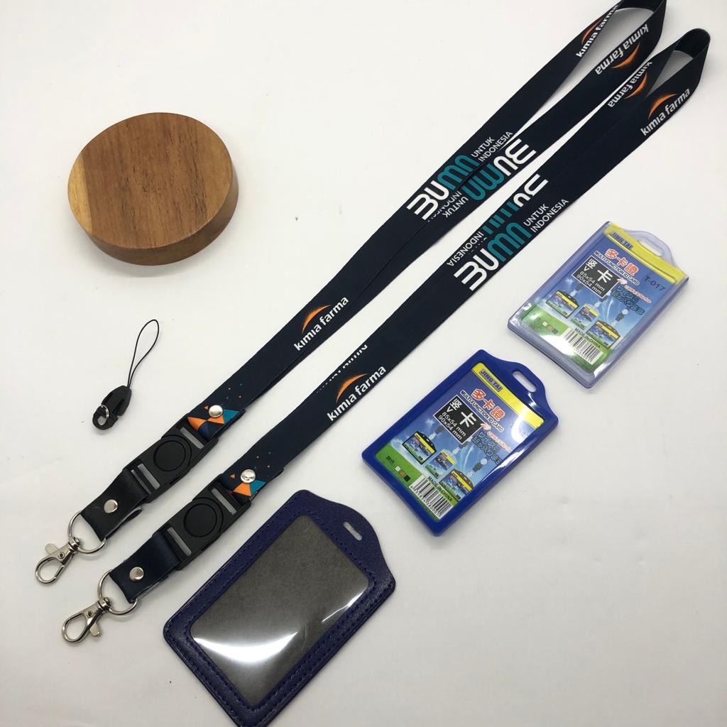 Tali ID CARD Kimia Farma BUMN / LANYARD KIMIA FARMA BUMN SATUAN PRINTING FULL COLOUR CETAK 2 SISI