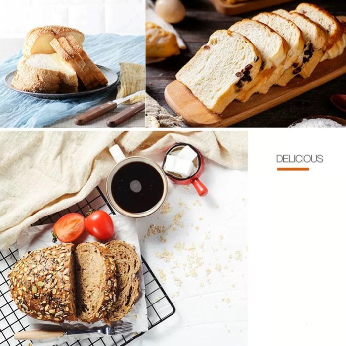 Loyang Roti Tawar Cake Pan Bread loaf Pan Loyang Persegi Panjang Roti - Hitam