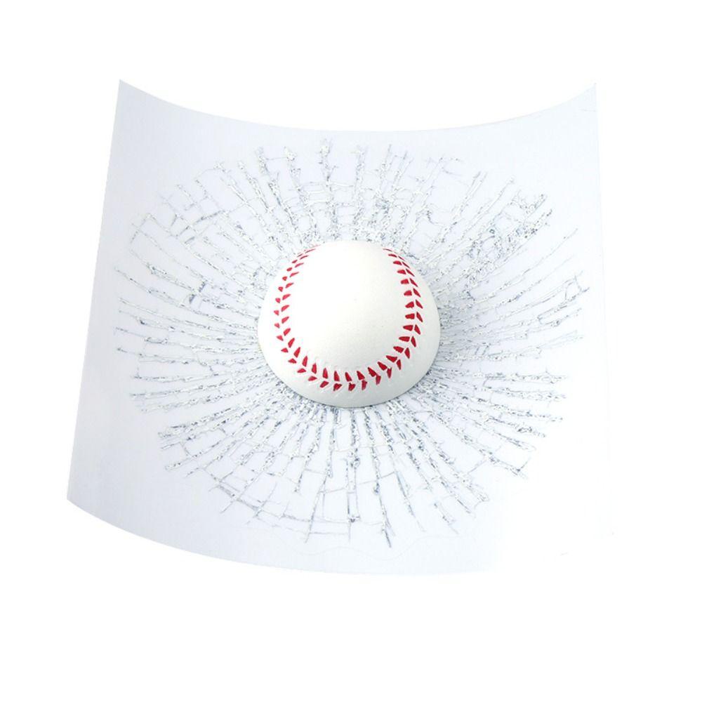 Populer Stiker Mobil Universal 3D Baseball Football DIY Styling Mobil