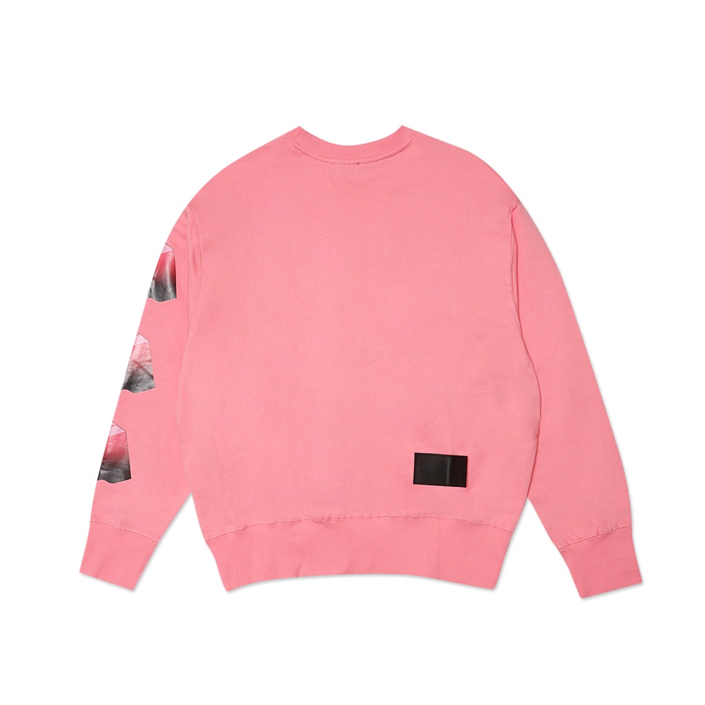 We11done Puff Logo Sweatshirt Pink