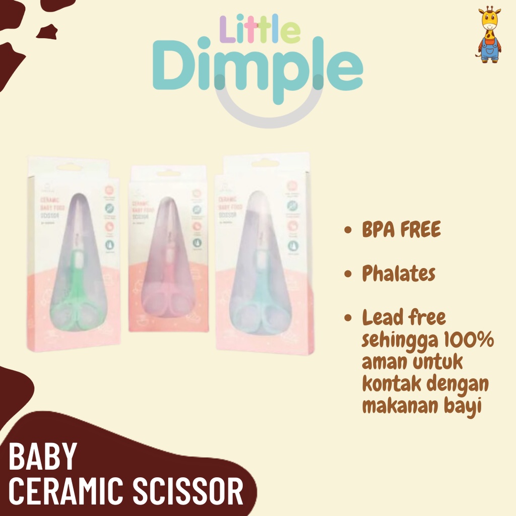 Little Dimple Baby Ceramic Scissor