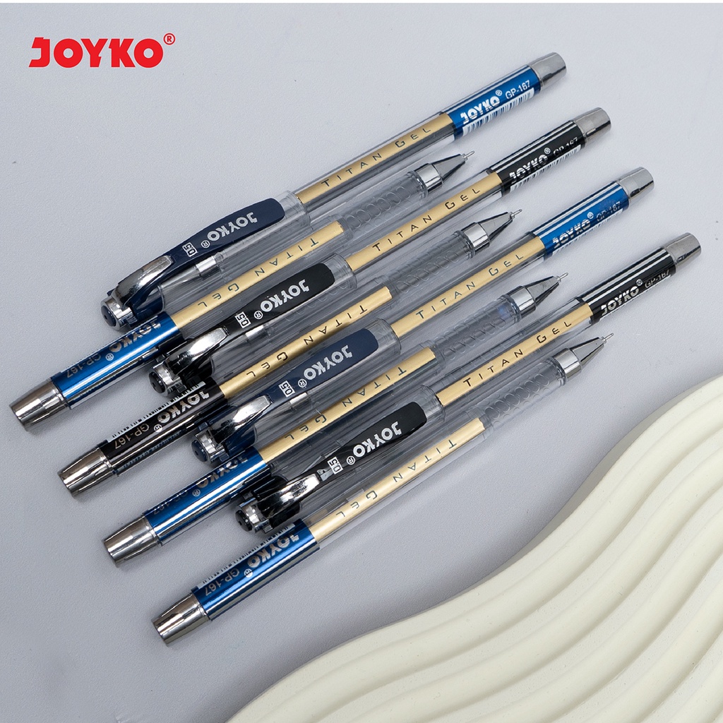 IDOLAKU Pulpen Joyko GP 167 Hitam Satuan