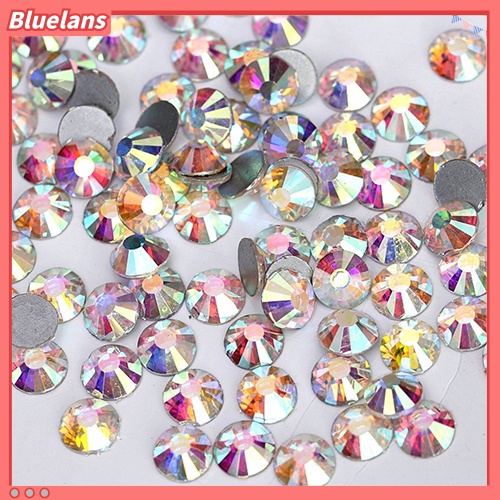 [BLM] 1440pcs /Pack SS3 - SS20 Bulat AB Flactback Kristal Berlian Imitasi DIY Dekorasi Nail Art