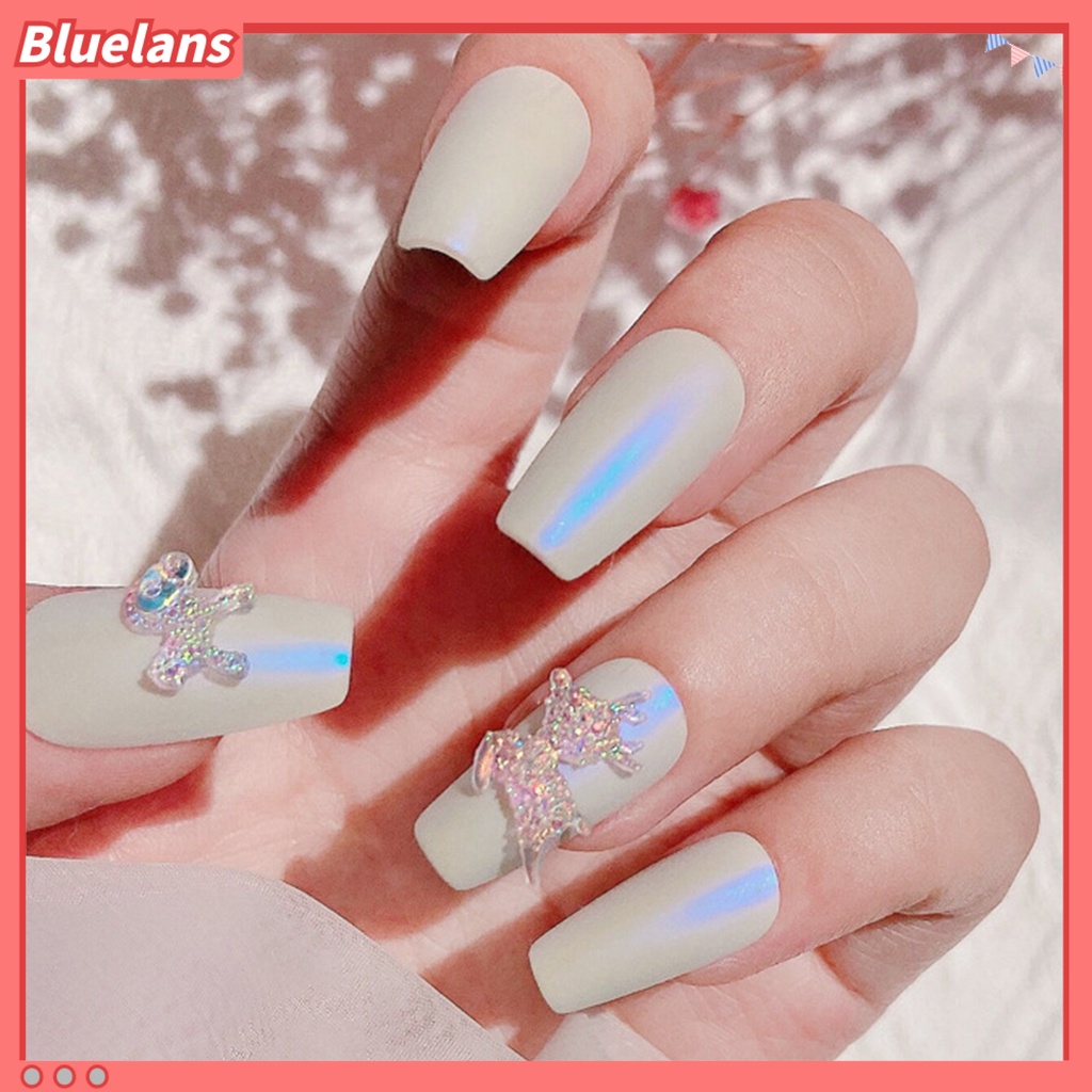 [BLM] 30pcs /Pack Dekorasi Kuku Mahkota Bentuk Hewan Flat Bottom Resin Nail Art Rhinestones Jewelry Untuk Desain Kuku