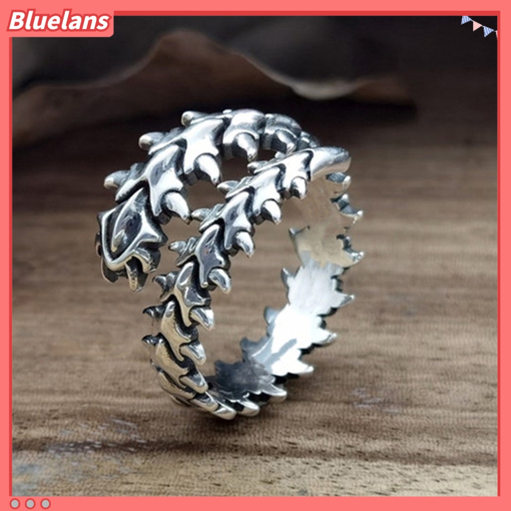 [BLS] Punk Adjustable Alloy Pria Cincin Chine Pasangan Pembukaan Cincin Perhiasan Aksesoris