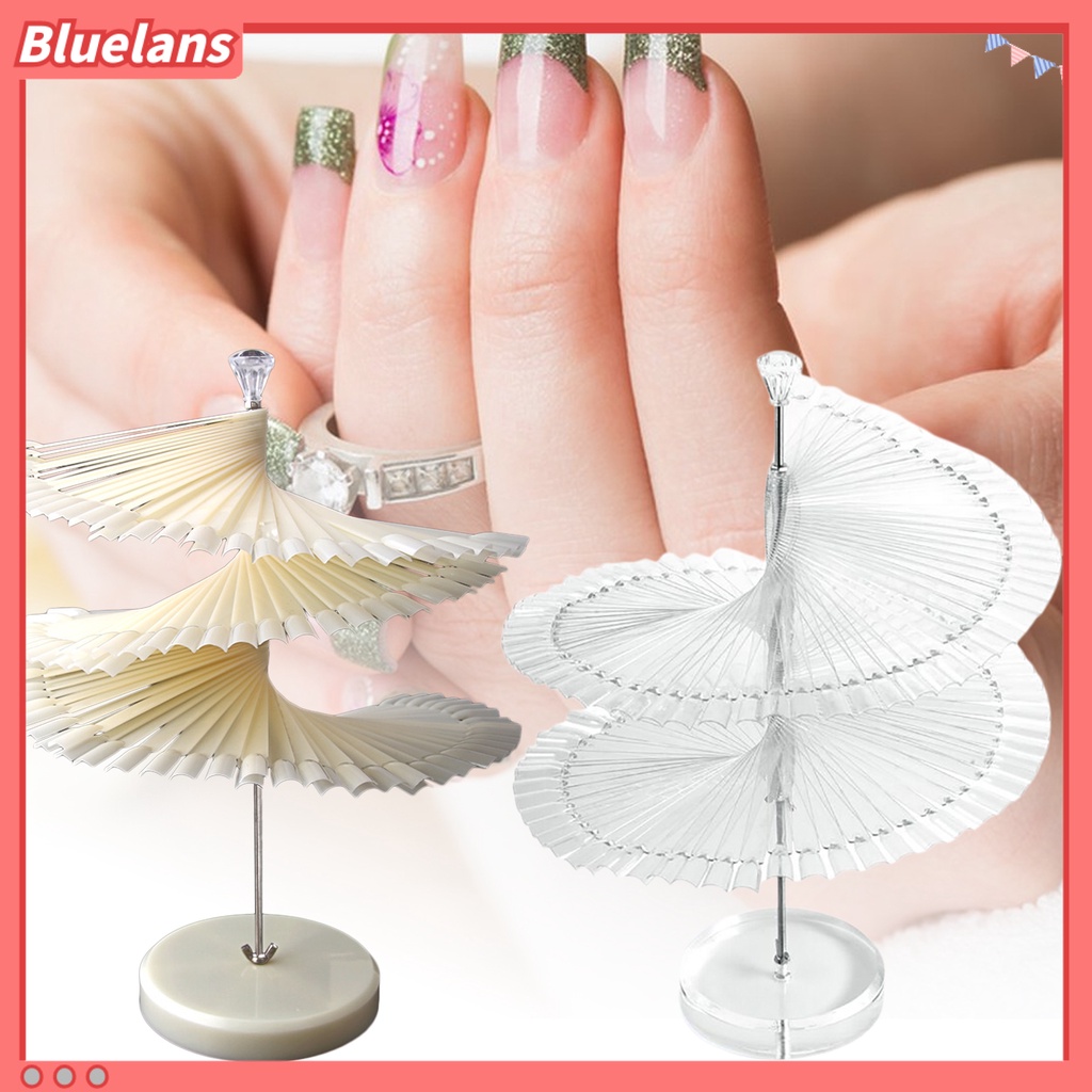 [BLM] Gel Polish Display Stand Rotatable Detachable Smooth Edge Reusable Display Kuteks Plastik Gel Manicure Holder Rak Kuku Seni Berdiri Untuk Salon Kuku