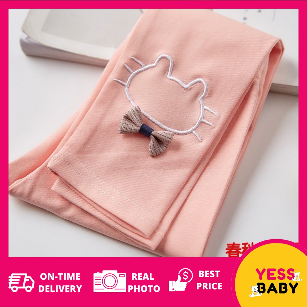 YESSBABY - Cat Pants Legging Anak Perempuan Import / Leging Bayi Import / Celana Panjang Anak Perempuan Import