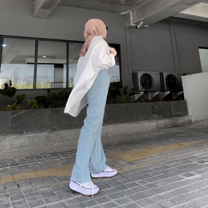 Kulot Wanita | Highwaist kulot Jeans Loose