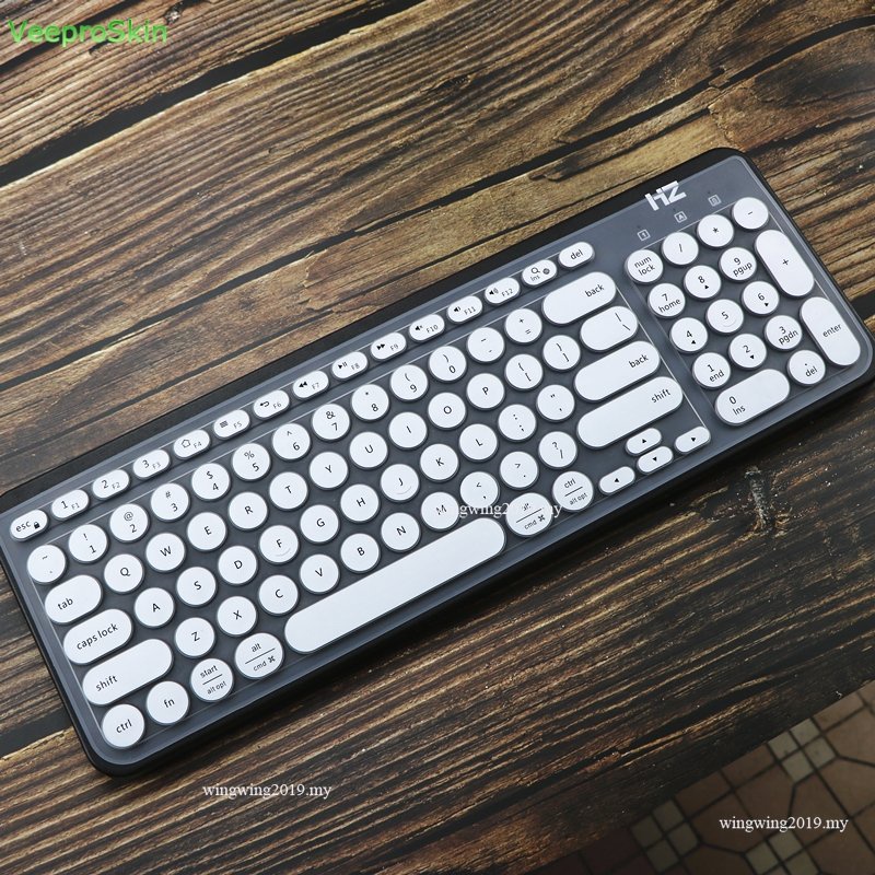 Skin Sarung Keyboard Fit Logitech K780 &amp;amp; Keyboard Wireless Multi-Device Laptop Silikon Ultra Tipis