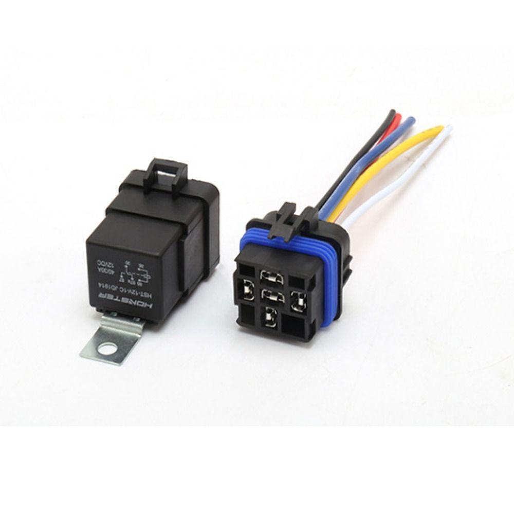 Relay 12V Populer 5pin Dengan Harness Bosch Style DC 12volt Relay