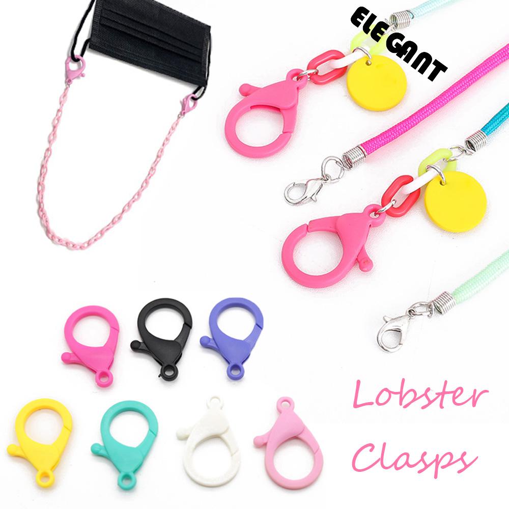 [Elegan] Temuan Lobster Clasps Untuk Gantungan Kunci DIY Kait Snap Bentuk Lampu Plastik Gesper