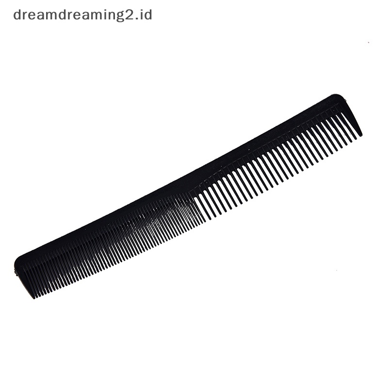 (drea) 5x Salon Anti Statis Hairdressing Hair Cutg Sisir Plastik Alat Sisir Gigi Halus //