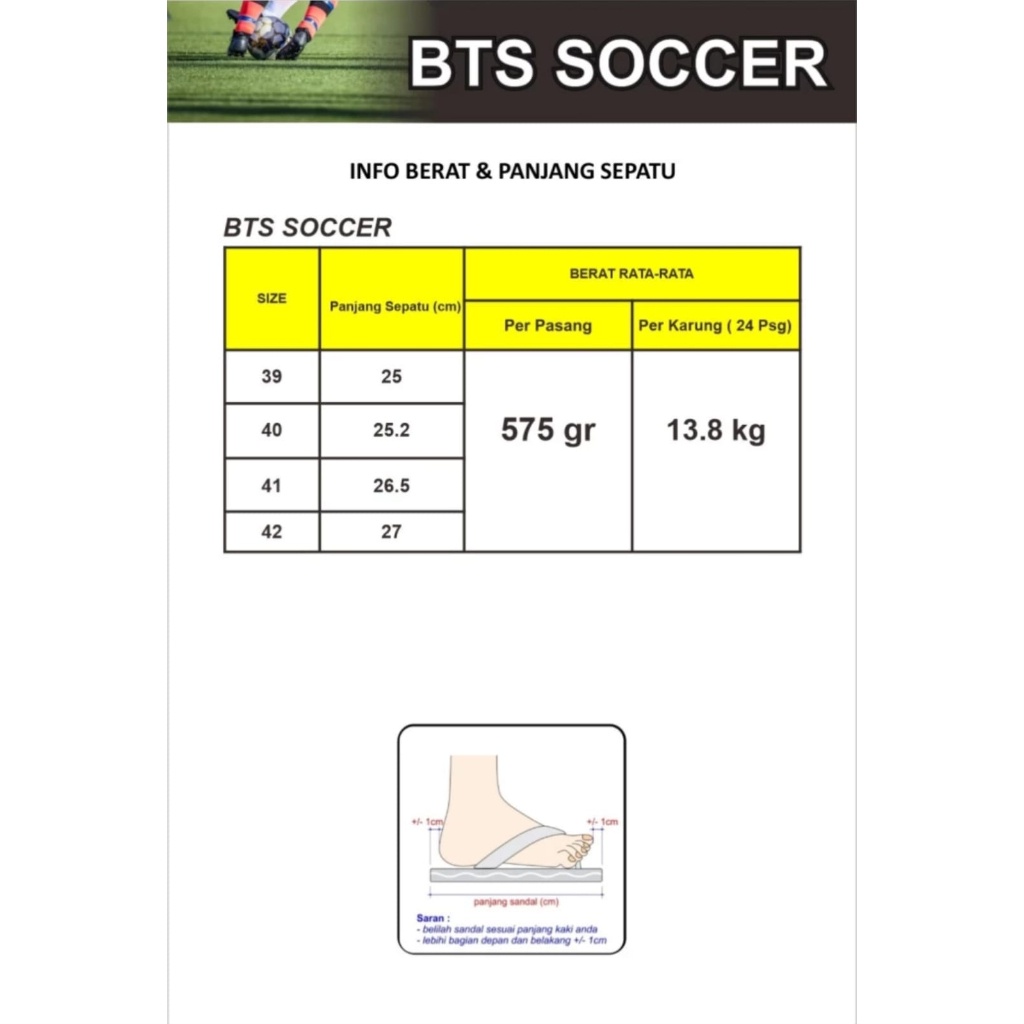 Sepatu Sepak Bola Murah SkyWave BTS Soccer / Sepatu kebun