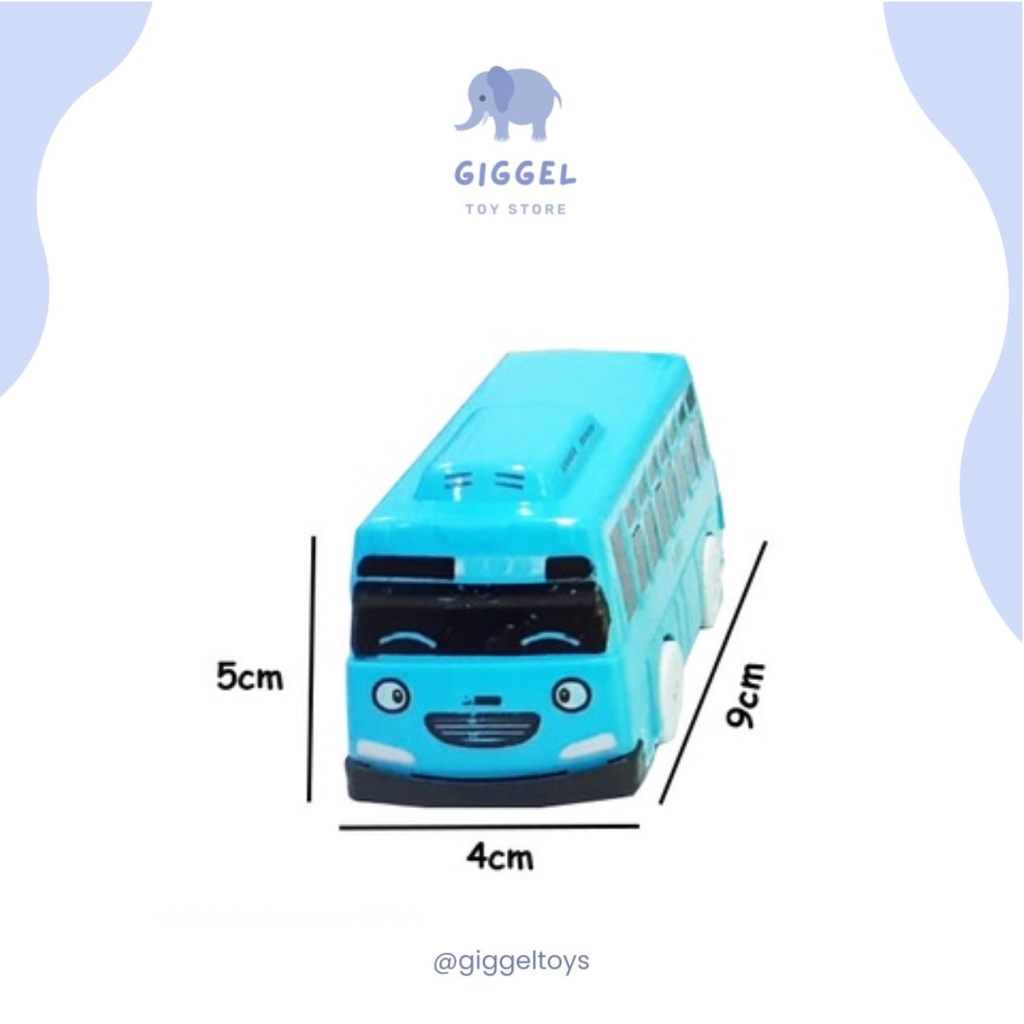 [ Giggel ] Mainan Anak Bus Tayo Set / Go Go Toya Bus / Tayo Bus Isi 4 pcs