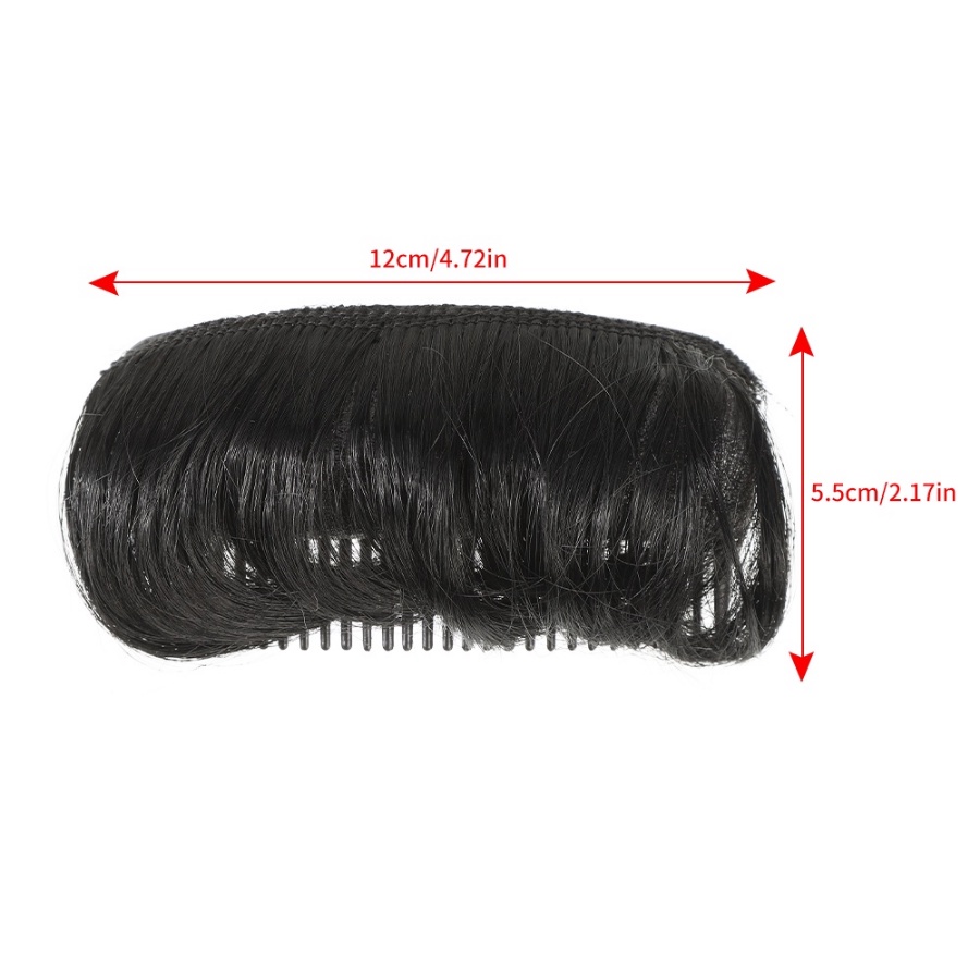 12cm Wig Hair Clip Sisir Rambut Pad Peninggi Badan Sisir Rambut Wanita Fashion Aksesoris Rambut