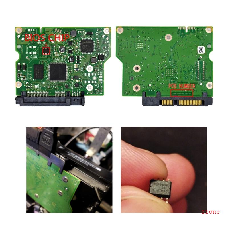 Papan Sirkuit Hard Disk PCB Pengganti Controller zzz Hijau Untuk ST2000DM001