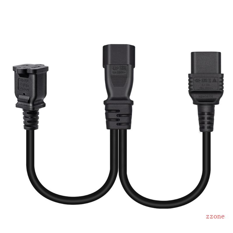 Zzz IEC C14 Male Plug Extension Kabel Power 3Pin Konektor IEC320-C14 Ke Nema 1-15R+C19 Converter Adapter Kabel Cord