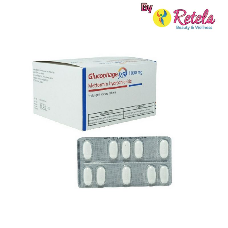 GLUCOPHAGE XR 1000 MG STRIP 10 TABLET