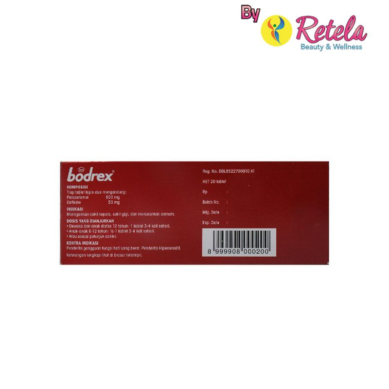 BODREX EXTRA 1 STRIP 4 CAPLET