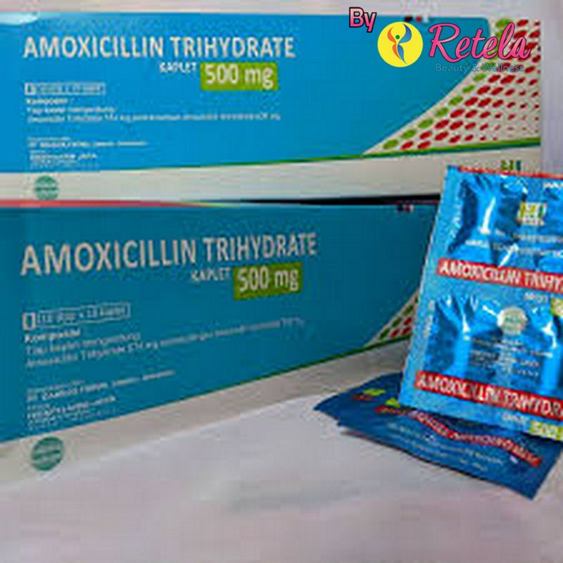 AMOXICILLIN 500MG 1 STRIP 10 CAPSUL (HEXPHARM)