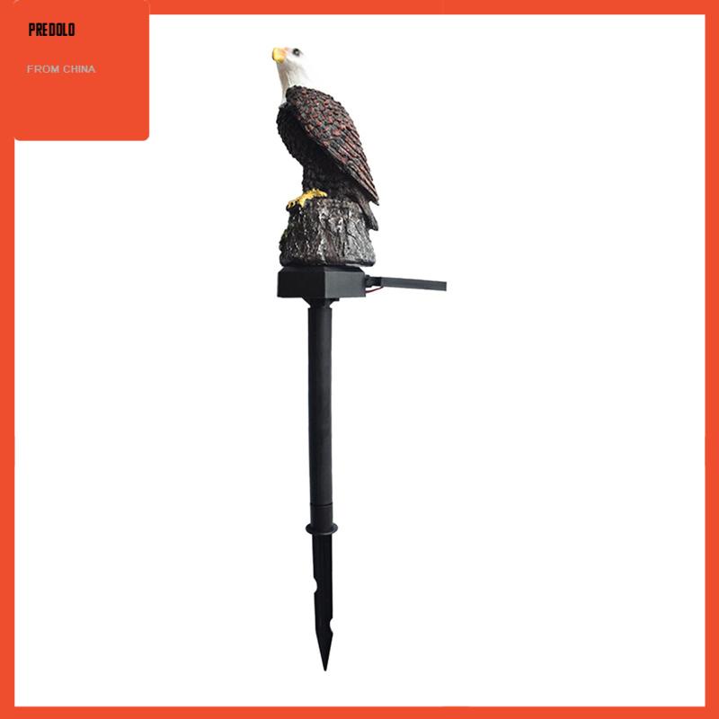 [Predolo] Lampu Pasak Taman Eagle Night Lamp Patung Resin Untuk Eksterior Rumah Outdoor