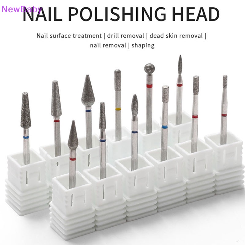 Newbaby Diamond Nail Drill Bits Alat Pembersih Kutikula Manicure Pedicure Remover ID