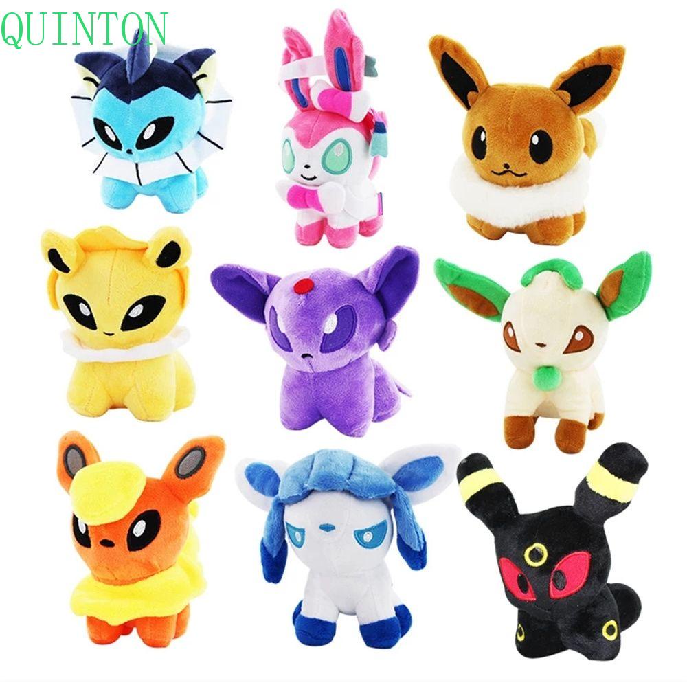 Quinton Pokemon Plush Anak Anak Hadiah Umbreon Sylveon Kartun Mainan Lembut Leafeon Glaceon Plush Boneka