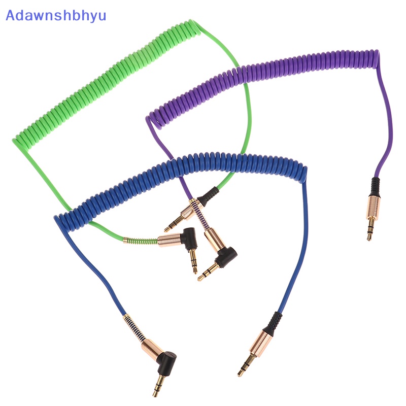 Adhyu El Spring 3.5mm Audio Extension Cord Kabel Headphone Speaker Extender Cord ID