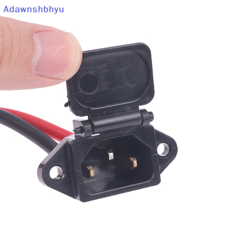 Adhyu 1Set Colokan Pengisian Asam Timbal Sepeda Listrik Kapasitas Besar Lithium Pack Standard Discharge Port Charging Socket ID